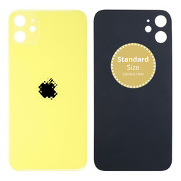 Apple iPhone 11 - Sklo Zadného Housingu (Yellow)