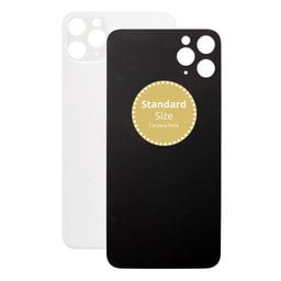 Apple iPhone 11 Pro Max - Sklo Zadného Housingu (Silver)