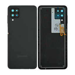 Samsung Galaxy A12 A125F - Batériový Kryt (Black) - GH82-24487A Genuine Service Pack
