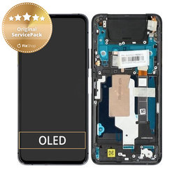 Asus Zenfone 7 ZS670KS, 7 Pro ZS671KS - LCD Displej + Dotykové Sklo + Rám (Aurora Black) - 90AI0021-R20010 Genuine Service Pack