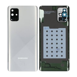 Samsung Galaxy A71 A715F - Batériový Kryt (Haze Crush Silver) - GH82-22112E Genuine Service Pack