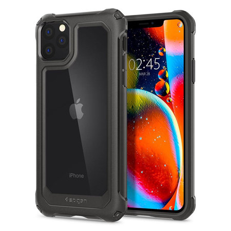 Spigen - Puzdro Gauntlet pre iPhone 11 Pro, Dark Grey