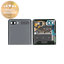 Samsung Galaxy Z Flip 5G F707B - LCD Displej + Dotykové Sklo + Rám (Vonkajší) (Mystic Gray) - GH96-13806A Genuine Service Pack