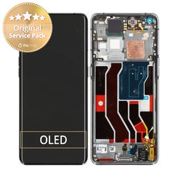 Oppo Find X3 Pro - LCD Displej + Dotykové Sklo + Rám (Gloss Black) - 4906614 Genuine Service Pack