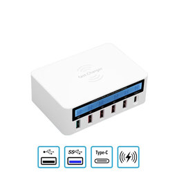 WLX-818F Servisná nabíjacia stanica s USB 3.0 a USB-C