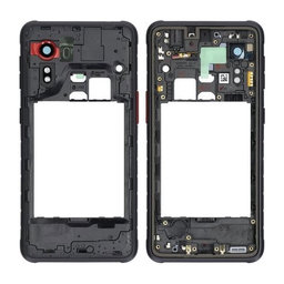 Samsung Galaxy Xcover 5 G525F - Stredný Rám (Black) - GH98-46354A Genuine Service Pack