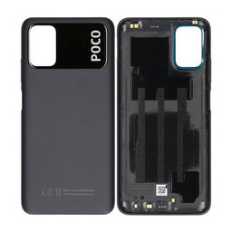 Xiaomi Poco M3 - Batériový Kryt (Power Black) - 55050000L39X Genuine Service Pack