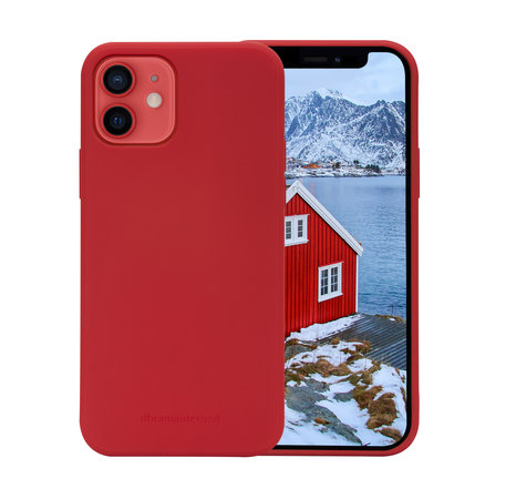dbramante1928 - Puzdro Greenland pre iPhone 11/XR, cukrovinková červená