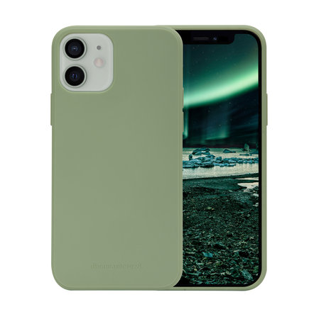 dbramante1928 - Puzdro Greenland pre iPhone 12 mini, pramenistá zelená