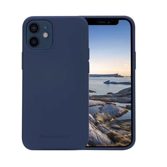 dbramante1928 - Puzdro Greenland pre iPhone 12/12 Pro, pacifická modrá