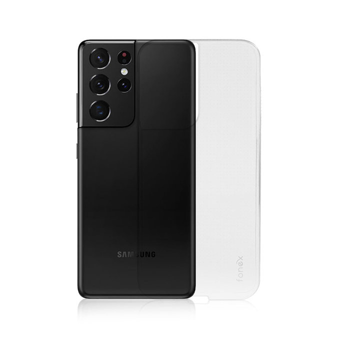 Fonex - Puzdro Invisible pre Samsung Galaxy S21 Ultra, transparentná