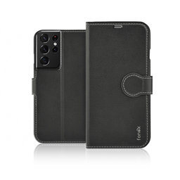 Fonex - Puzdro Book Identity pre Samsung Galaxy S21 Ultra, čierna