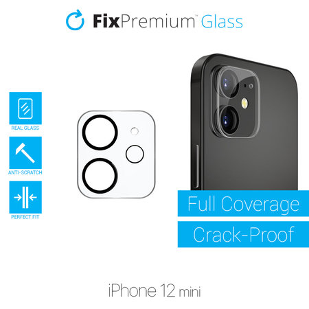 FixPremium Glass - Tvrdené Sklo zadnej kamery pre iPhone 12 mini