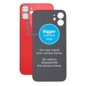 Apple iPhone 12 - Sklo Zadného Housingu so Zväčšeným Otvorom na Kameru (Red)