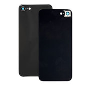 Apple iPhone SE (2nd Gen 2020) - Sklo Zadného Housingu + Sklíčko Zadnej Kamery (Black)