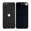Apple iPhone SE (2nd Gen 2020) - Sklo Zadného Housingu + Sklíčko Zadnej Kamery (Black)