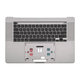 Apple MacBook Pro 16" A2141 (2019) - Horný Rám Klávesnice + Klávesnica US (Space Gray)