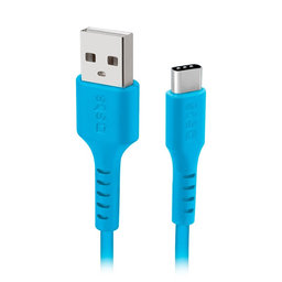 SBS - USB-C / USB Kábel (1.5m), modrá