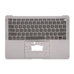 Apple MacBook Air 13" A1932 (2018 - 2019) - Horný Rám Klávesnice + Klávesnica US (Space Gray)