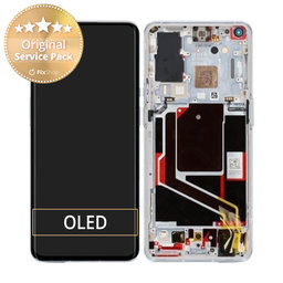 OnePlus 9 Pro - LCD Displej + Dotykové Sklo + Rám (Morning Mist) - 1001100046 Genuine Service Pack
