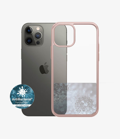 PanzerGlass - Puzdro ClearCase AB pre iPhone 12/12 Pro, rose gold