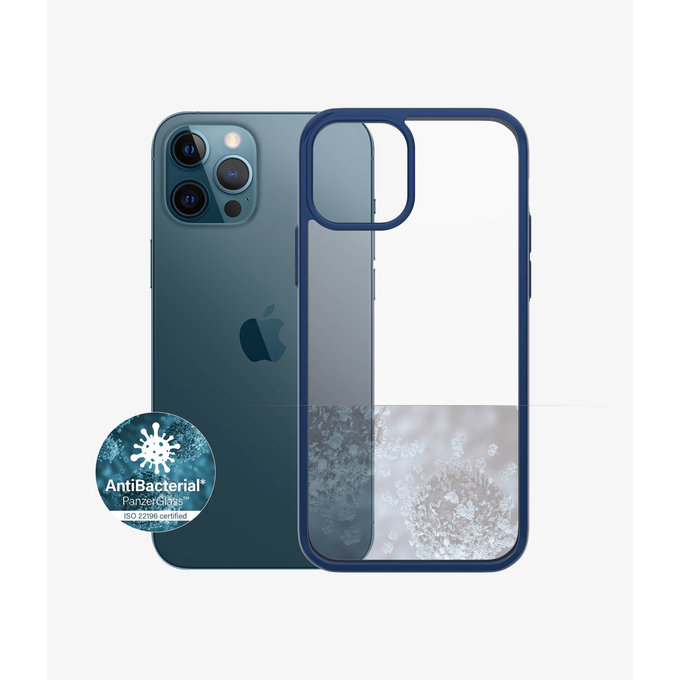 PanzerGlass - Puzdro ClearCase AB pre iPhone 12 a 12 Pro, blue