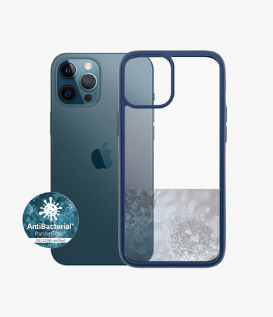 PanzerGlass - Puzdro ClearCase AB pre iPhone 12 Pro Max, blue