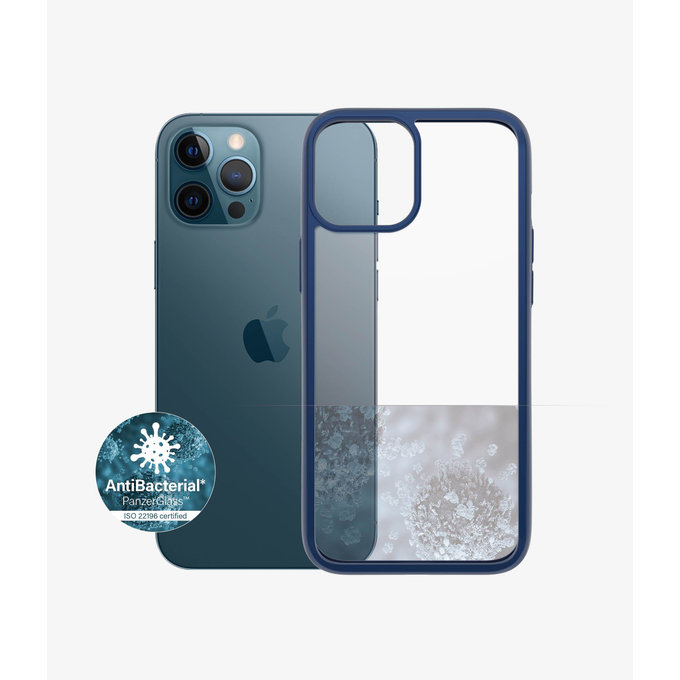 PanzerGlass - Puzdro ClearCase AB pre iPhone 12 Pro Max, blue