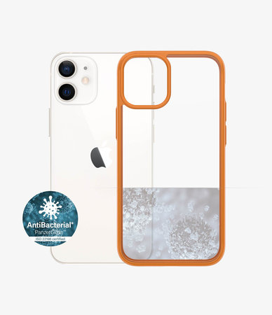 PanzerGlass - Puzdro ClearCase AB pre iPhone 12 mini, orange