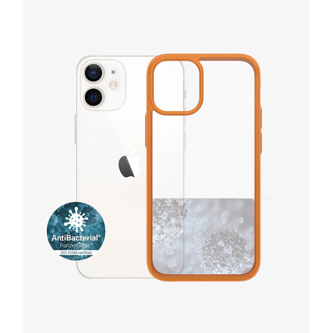 PanzerGlass - Puzdro ClearCase AB pre iPhone 12 mini, orange