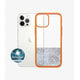 PanzerGlass - Puzdro ClearCase AB pre iPhone 12 Pro Max, orange