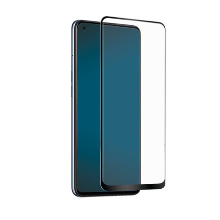 SBS - Tvrdené Sklo Full Cover pre Oppo Reno 5 5G, čierna