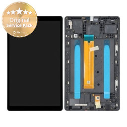 Samsung Galaxy Tab A7 Lite LTE T225 - LCD Displej + Dotykové Sklo + Rám (Gray) - GH81-20632A Genuine Service Pack