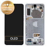 Samsung Galaxy S21 Plus G996B - LCD Displej + Dotykové Sklo + Rám (Phantom Silver) - GH82-24554C, GH82-27268C, GH82-24553C Genuine Service Pack