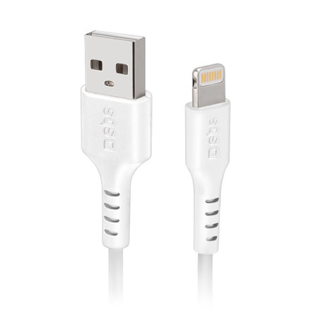 SBS - Lightning / USB Kábel (1m), biela