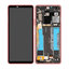 Sony Xperia 10 III - LCD Displej + Dotykové Sklo + Rám (Pink) - A5034095A Genuine Service Pack
