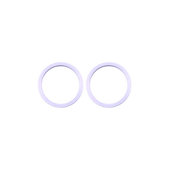 Apple iPhone 11, 12, 12 Mini - Rám Sklíčka Zadnej Kamery (Purple) - 2ks