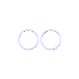 Apple iPhone 11, 12, 12 Mini - Rám Sklíčka Zadnej Kamery (Purple) - 2ks