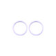 Apple iPhone 11, 12, 12 Mini - Rám Sklíčka Zadnej Kamery (Purple) - 2ks