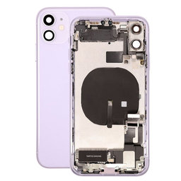 Apple iPhone 11 - Zadný Housing s Malými Dielmi (Purple)