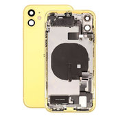 Apple iPhone 11 - Zadný Housing s Malými Dielmi (Yellow)