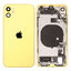 Apple iPhone 11 - Zadný Housing s Malými Dielmi (Yellow)