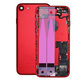 Apple iPhone 7 - Zadný Housing s Malými Dielmi (Red)