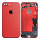 Apple iPhone 7 Plus - Zadný Housing s Malými Dielmi (Red)