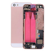 Apple iPhone SE - Zadný Housing s Malými Dielmi (Rose Gold)
