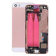 Apple iPhone SE - Zadný Housing s Malými Dielmi (Rose Gold)