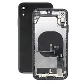 Apple iPhone XR - Zadný Housing s Malými Dielmi (Black)