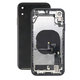 Apple iPhone XR - Zadný Housing s Malými Dielmi (Black)