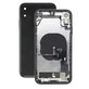Apple iPhone XR - Zadný Housing s Malými Dielmi (Black)