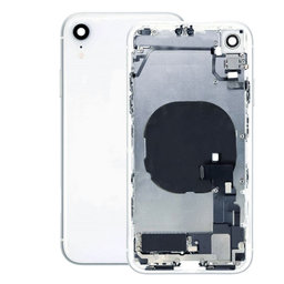 Apple iPhone XR - Zadný Housing s Malými Dielmi (White)